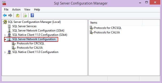 SQL Server Network Configuration