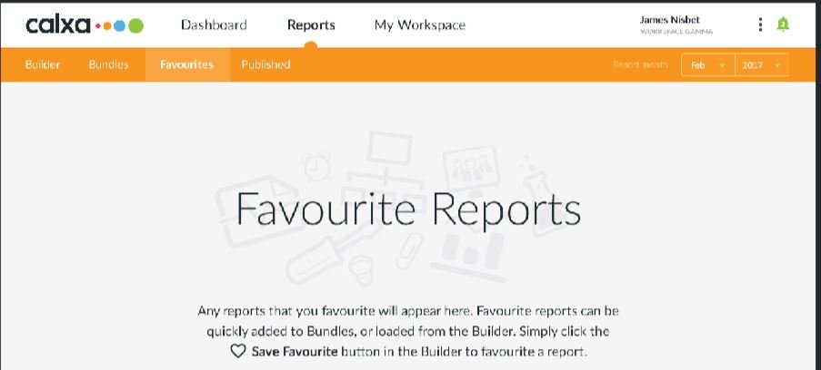 Diaries Reports Favourites