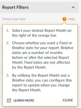 Diaries Reports Help