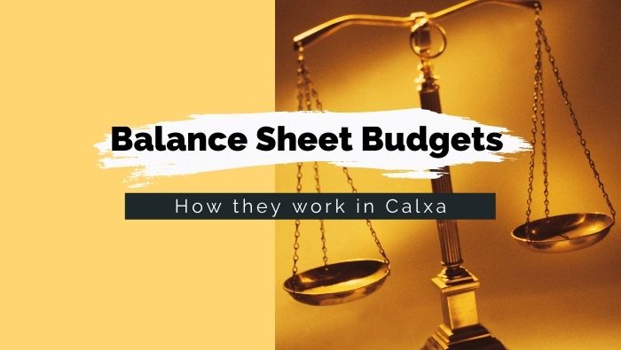 Making Sense of Balance Sheet Budgets