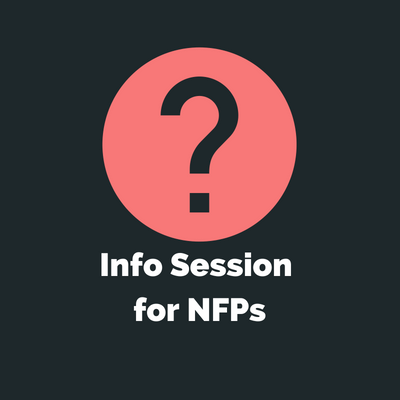Info Session for Not-for-Profits
