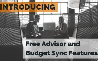 Introducing: Free Advisor and Budget Sync Features