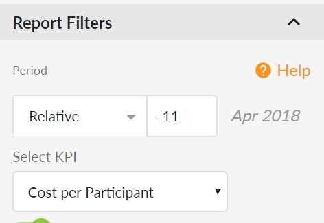Unit Costing - Report Filters Relative Date