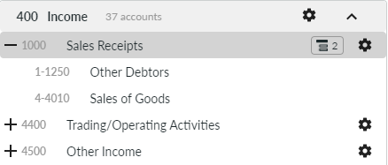 Invoice Factoring Loan 6 Account Tree