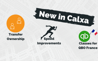 New in Calxa: Improvements to Speed and QuickBooks France