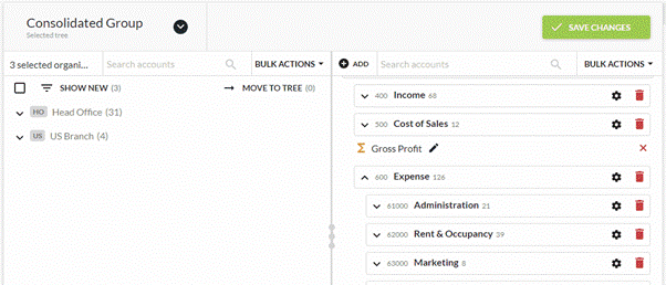Consolidated Groups - Allocate New Accounts