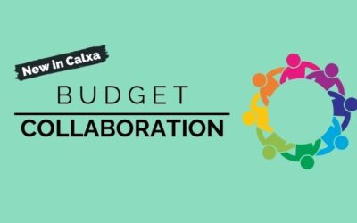 New in Calxa: Budget Team Collaborations